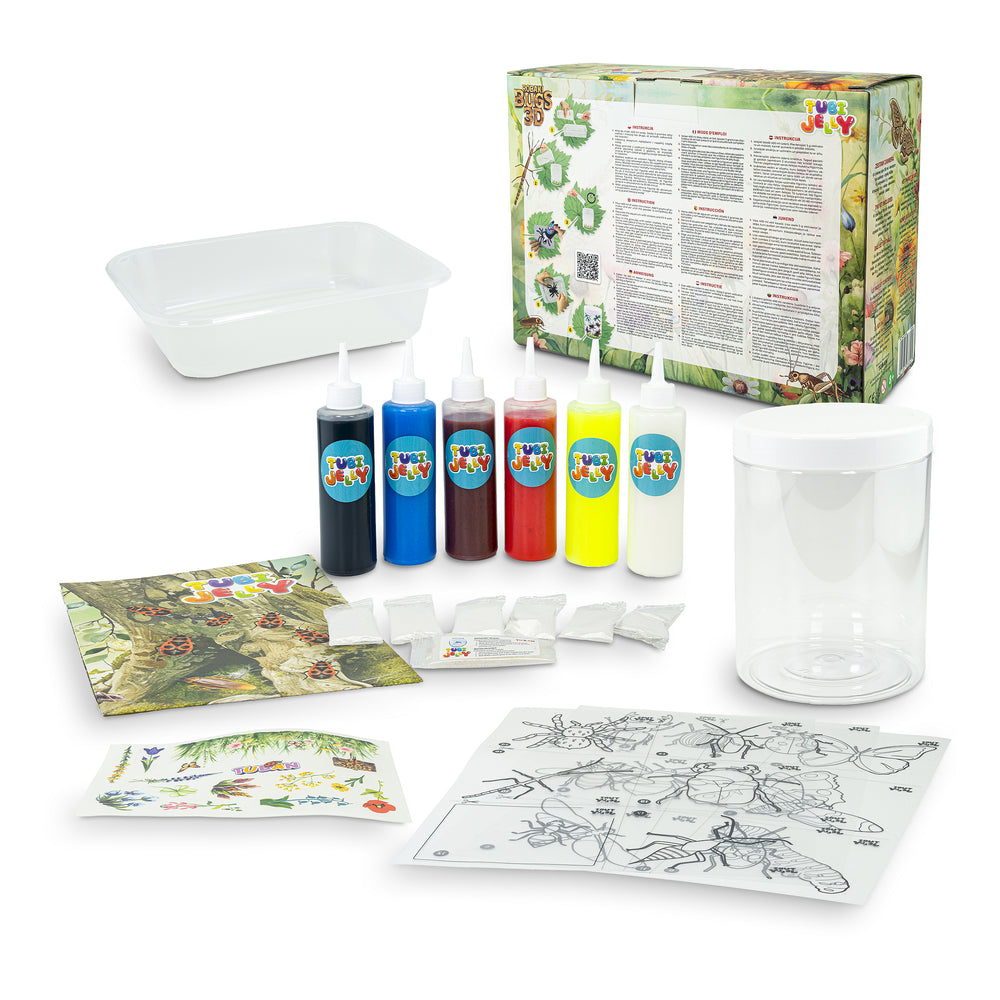 Tubi Jelly sada 6 barev + malé akvárium – Červi