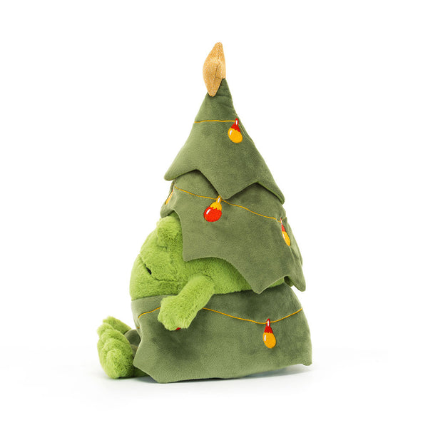 Plyšová rosnička – Ricky Vánoční stromeček 16 cm