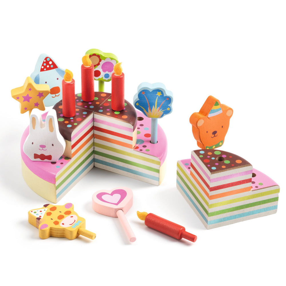 Rollenspielset – Holzgeburtstagstorte - Tublu.de