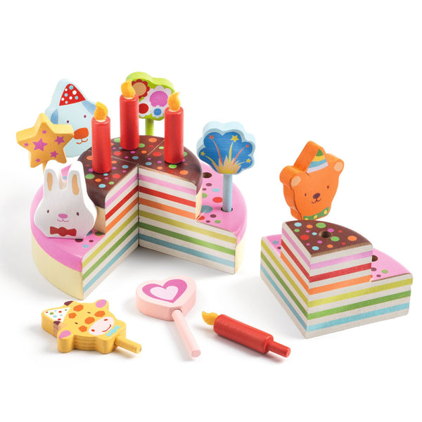 Rollenspielset – Holzgeburtstagstorte - Tublu.de