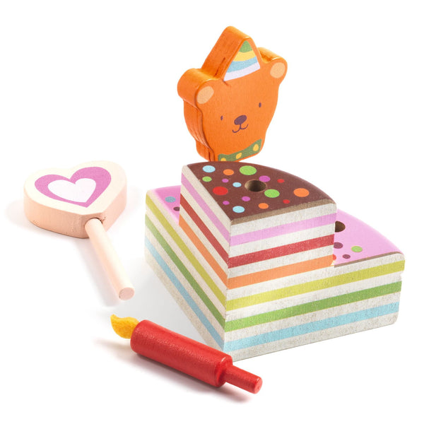 Rollenspielset – Holzgeburtstagstorte - Tublu.de