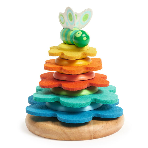 Holzpuzzle mit Filzelementen – Schmetterling - Tublu.de