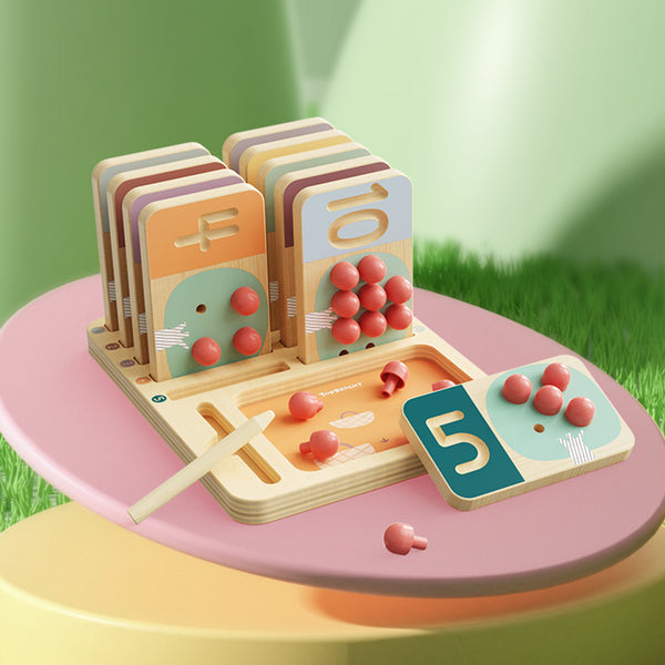 Lernspielzeug zum Erlernen des Zählens – Ich zähle Früchte - Tublu.de