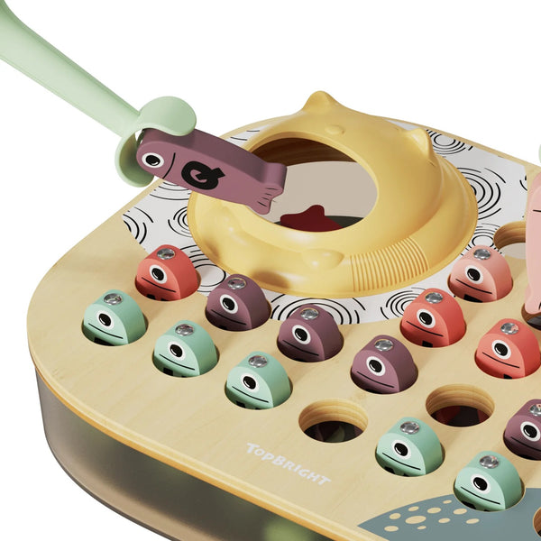 Magnetisches Geschicklichkeitsspiel – Fische fangen ABC - Tublu.de