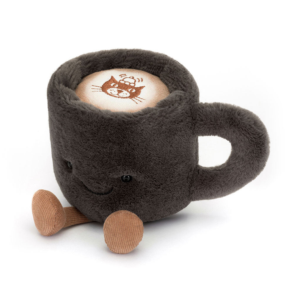 Plüsch-Tasse „Fröhliche Tasse Kaffee“ 14 cm - Tublu.de