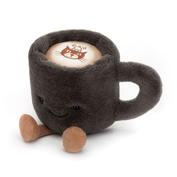 Plüsch-Tasse „Fröhliche Tasse Kaffee“ 14 cm - Tublu.de