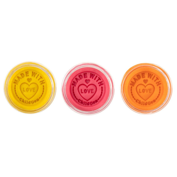 Natürliche Knete in Gläsern – Gelb, Rosa, Orange - Tublu.de