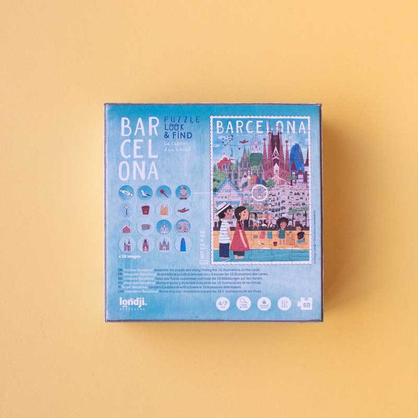 Puzzle mit Beobachtungsspiel – Barcelona 50 Teile - Tublu.de