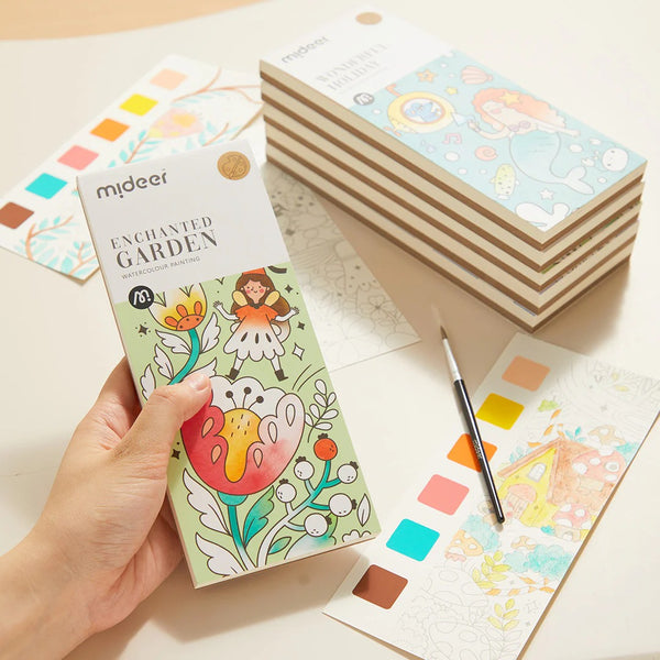 Aquarell-Malbuch – Der verzauberte Garten - Tublu.de