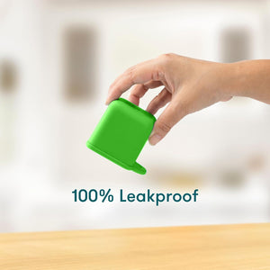 Dvě vzduchotěsné nádoby pro lunchbox OmieDip – Blue Green