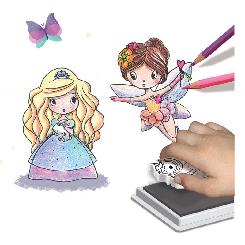 Pěnová razítka – víly a princezny