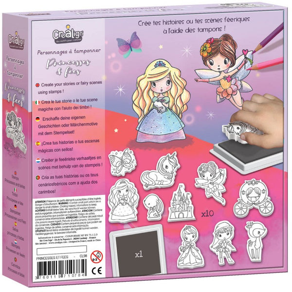 Pěnová razítka – víly a princezny