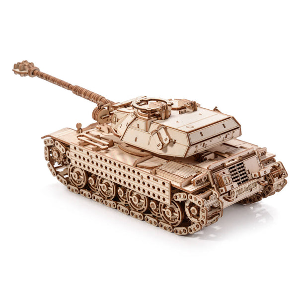 Dřevěné puzzle 3D model – Tank Bat.-Chatillon Bourrasque