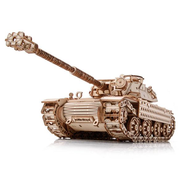 Dřevěné puzzle 3D model – Tank Bat.-Chatillon Bourrasque