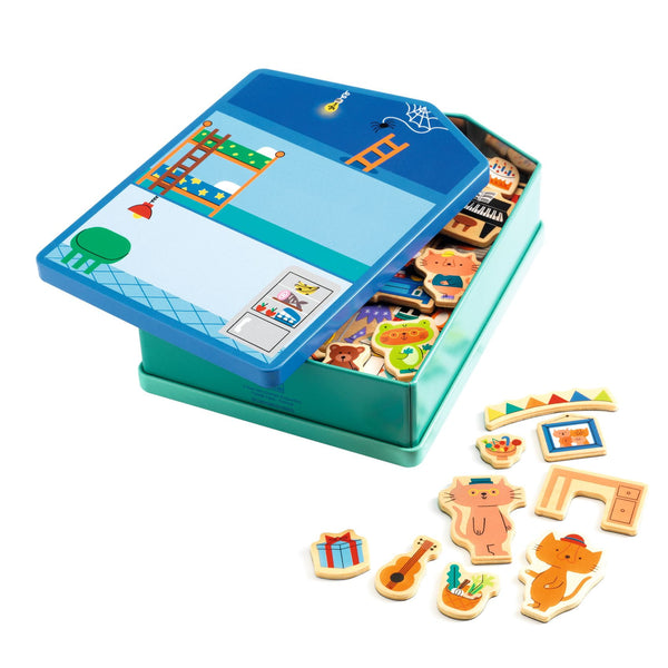 Magnetisches Puzzle – Katzenhaus - Tublu.de