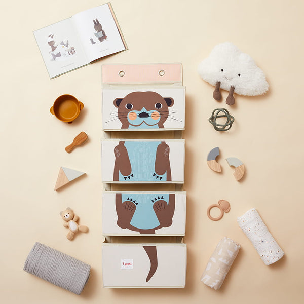 Závěsný nástěnný organizér – Otter Brown