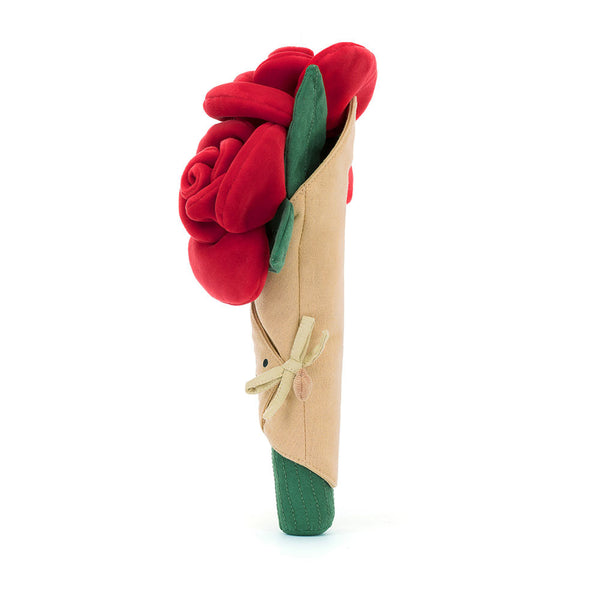 Plyšová veselá kytice růží 30 cm