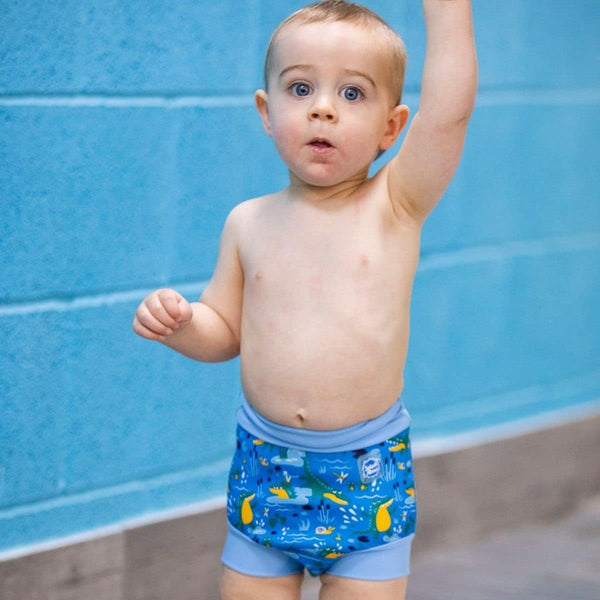 Pleny na plavání Happy Nappy 2–3 roky Krokodýli (XXL)
