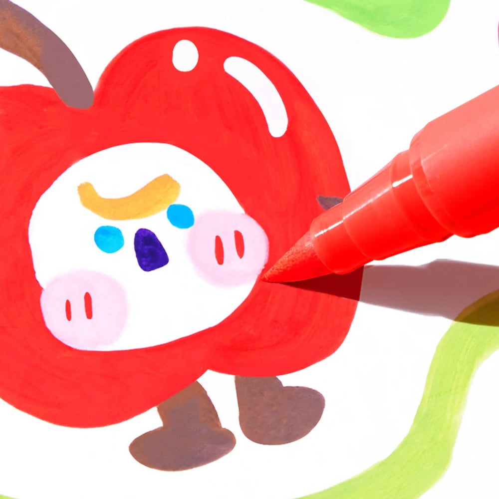 Acrylmarker im Koffer mit sehr weicher Spitze – 48 Farben - Tublu.de