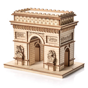 Dřevěné puzzle 3D model – Vítězný oblouk