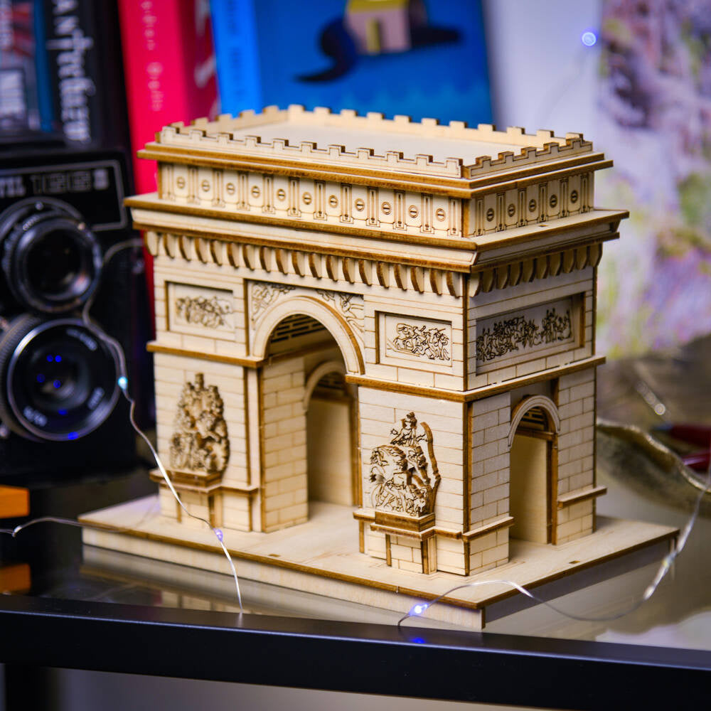 Dřevěné puzzle 3D model – Vítězný oblouk
