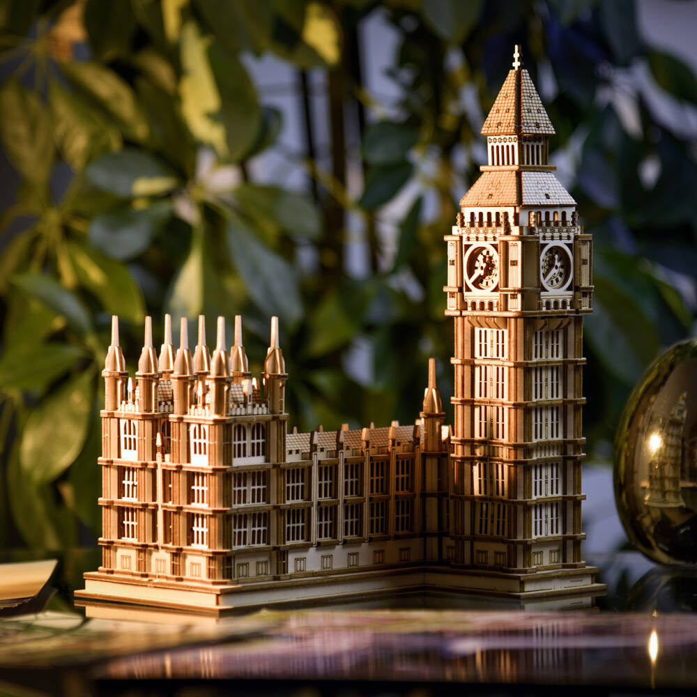 Dřevěné puzzle 3D model – Big Ben