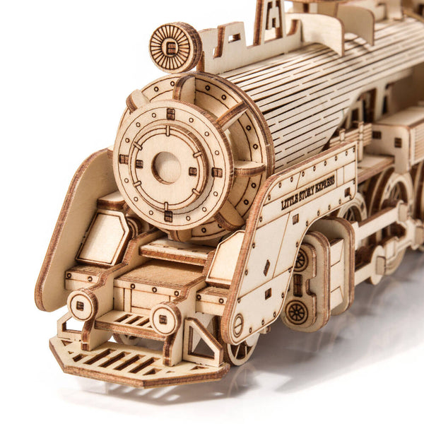 Dřevěné puzzle 3D model – Lokomotiva