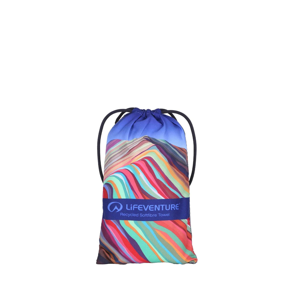 Rychleschnoucí ručník SoftFibre Recycled – Rainbow Mountain 150 x 90 cm