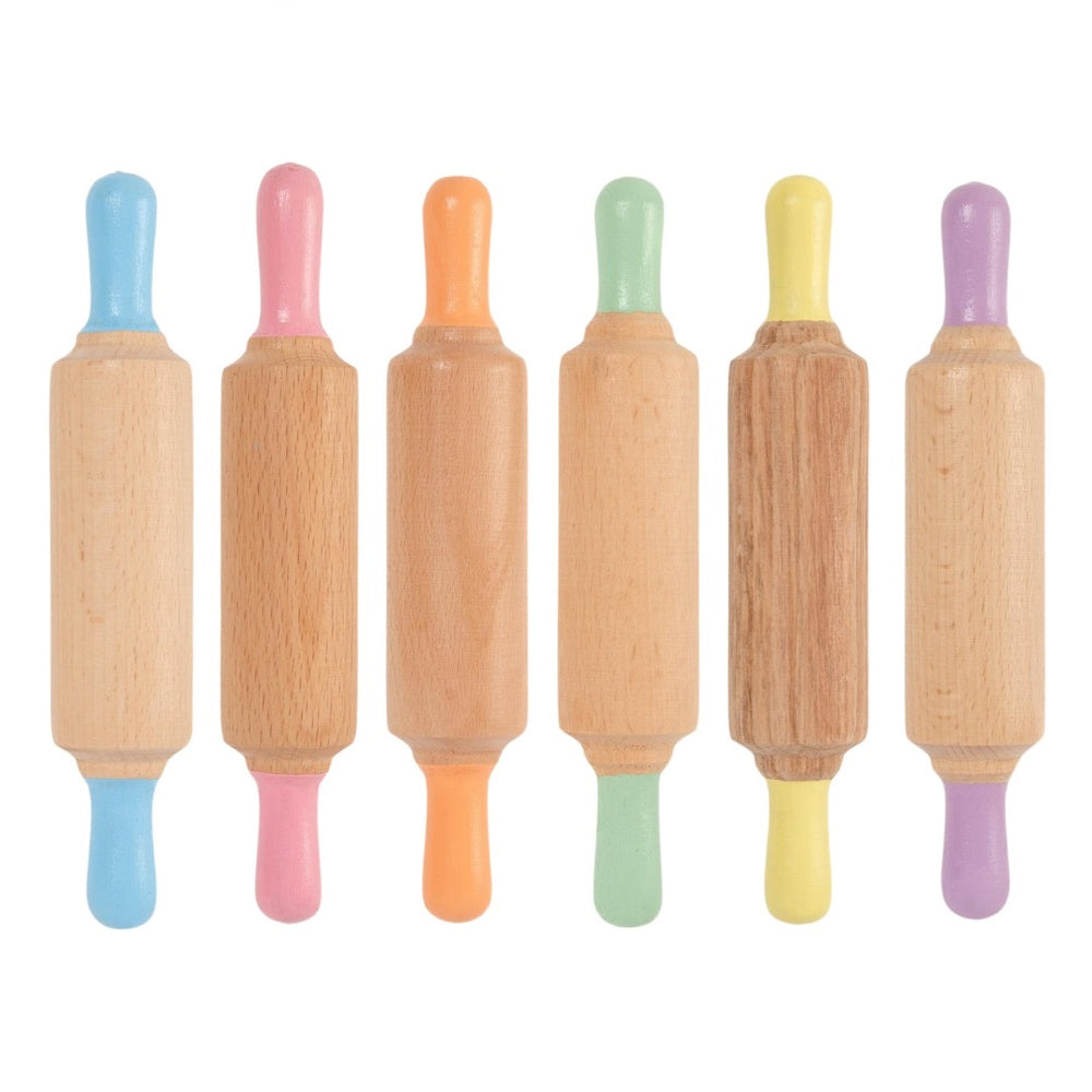 Holz-Teigroller – Rosa - Tublu.de