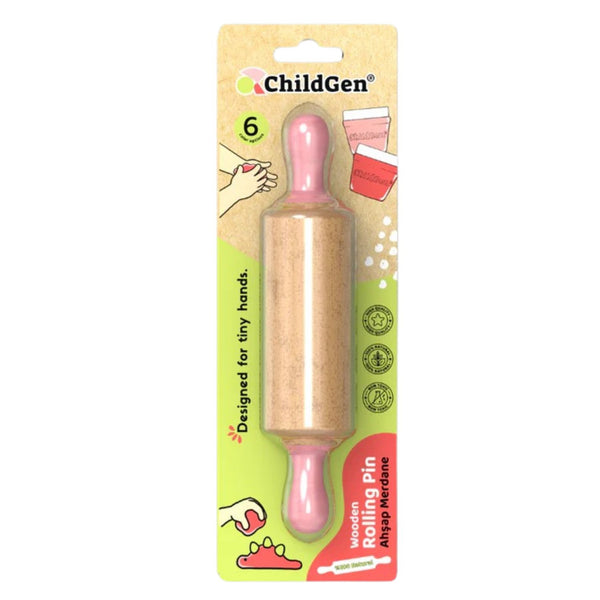 Holz-Teigroller – Rosa - Tublu.de