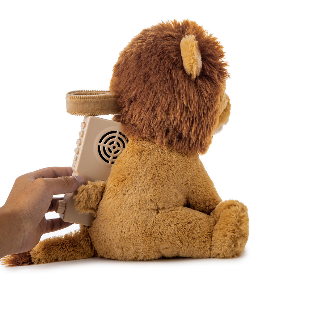 Noisy Louis Lion™ se zvukovým senzorem a hrací skříňkou – Lev