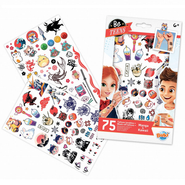 Tattoos - Manga Kawai 75 Stk. - Tublu.de