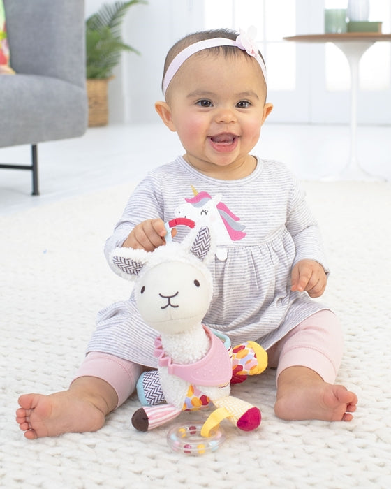 Aktivní přívěsek na kočárek – Bandana Buddies Lama