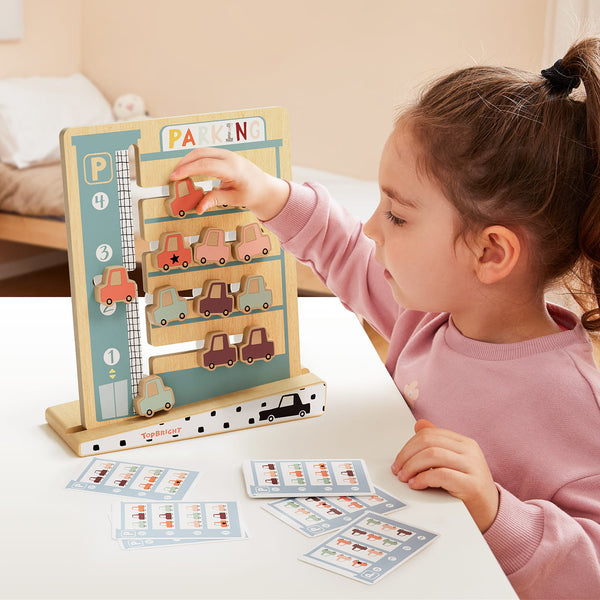 Logisches Puzzlespiel für Kinder – Parkplatz - Tublu.de