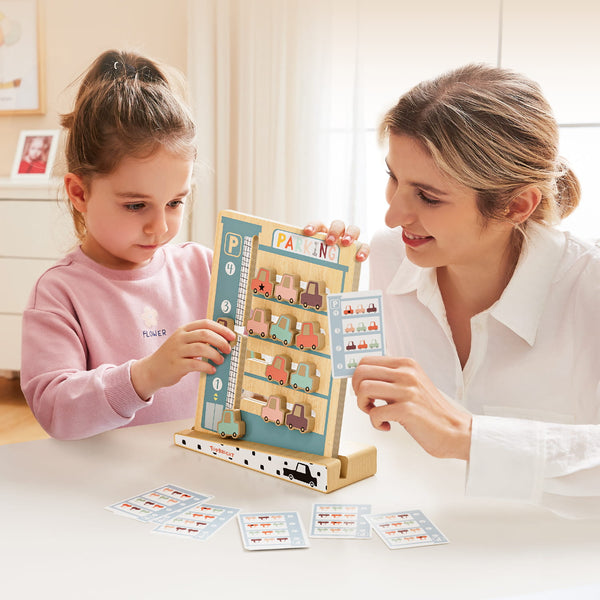 Logisches Puzzlespiel für Kinder – Parkplatz - Tublu.de