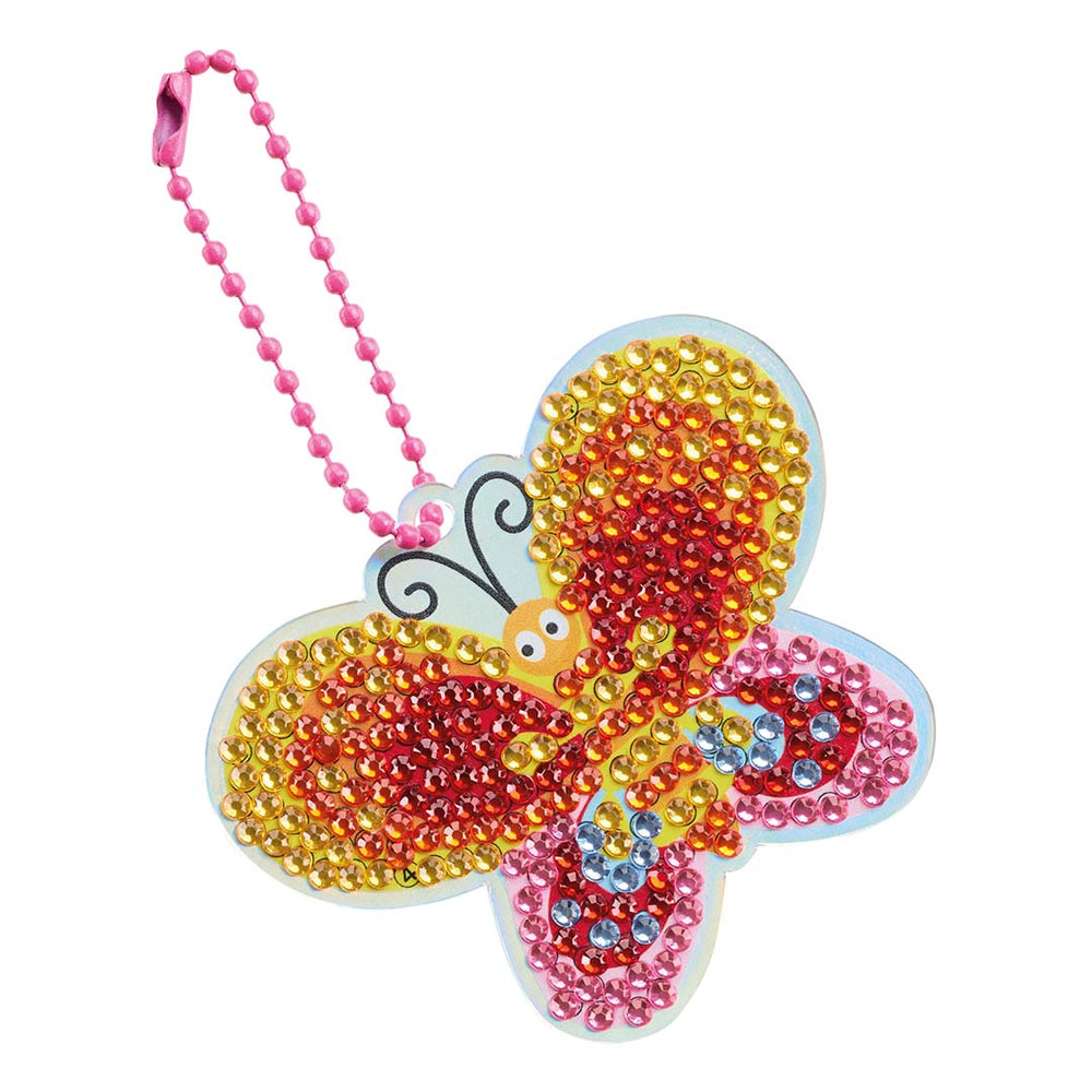 DIY-Diamant-Schlüsselanhänger-Bausatz - Schmetterling - Tublu.de