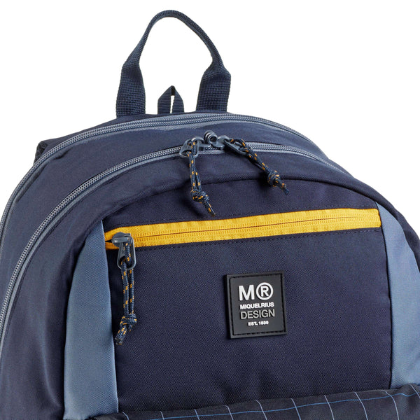 Tříkomorový školní batoh Amsterdam – Rider Black 28 l