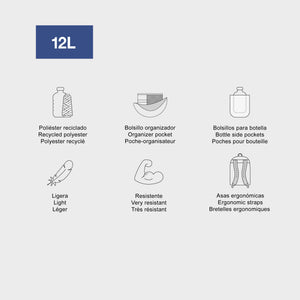 Dvoukomorový batoh London – Lev 12 l