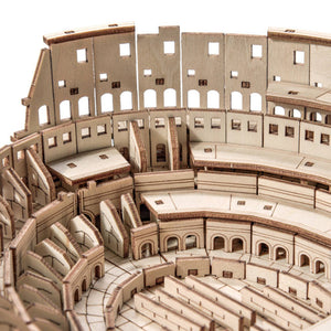 Dřevěné puzzle 3D model – Koloseum