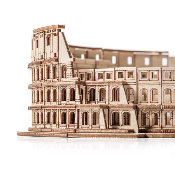 Dřevěné puzzle 3D model – Koloseum