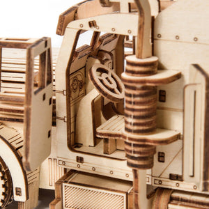 Dřevěné puzzle 3D model – Nákladní auto