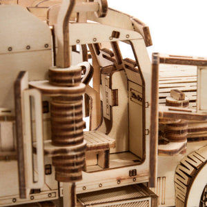 Dřevěné puzzle 3D model – Nákladní auto
