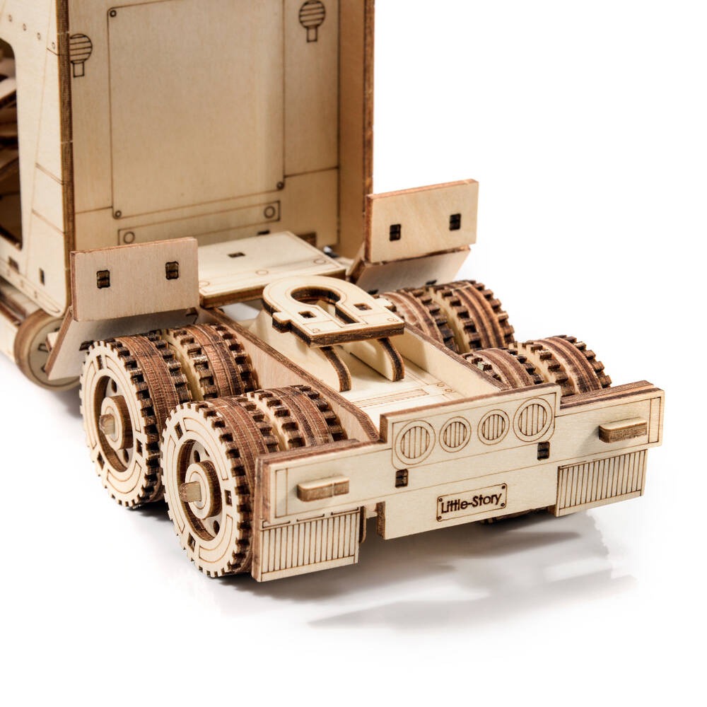 Dřevěné puzzle 3D model – Nákladní auto