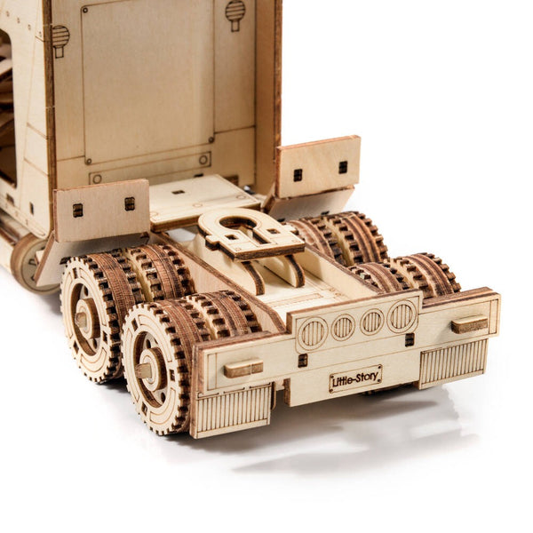 Dřevěné puzzle 3D model – Nákladní auto