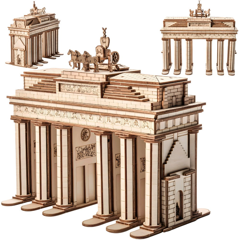 Dřevěné puzzle 3D model – Braniborská brána
