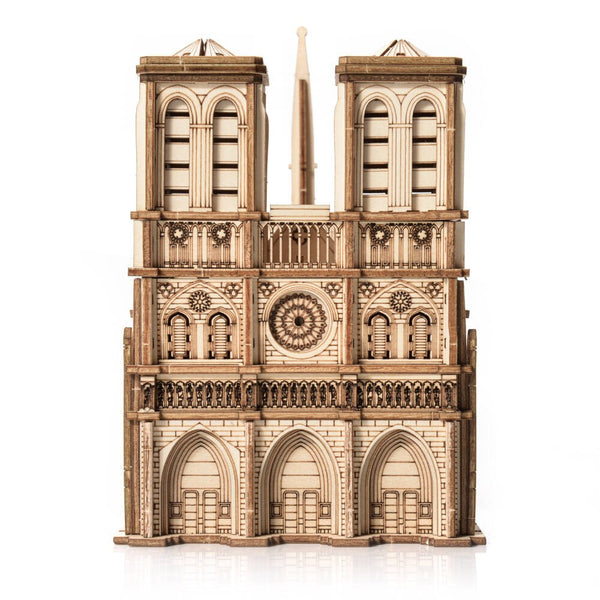 Dřevěné puzzle 3D model – Notre-Dame