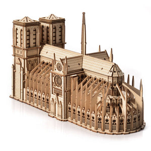Dřevěné puzzle 3D model – Notre-Dame