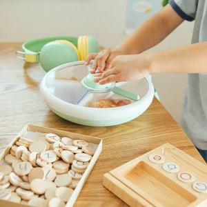 Velký svačinový box Snack Spinner – Mint Green