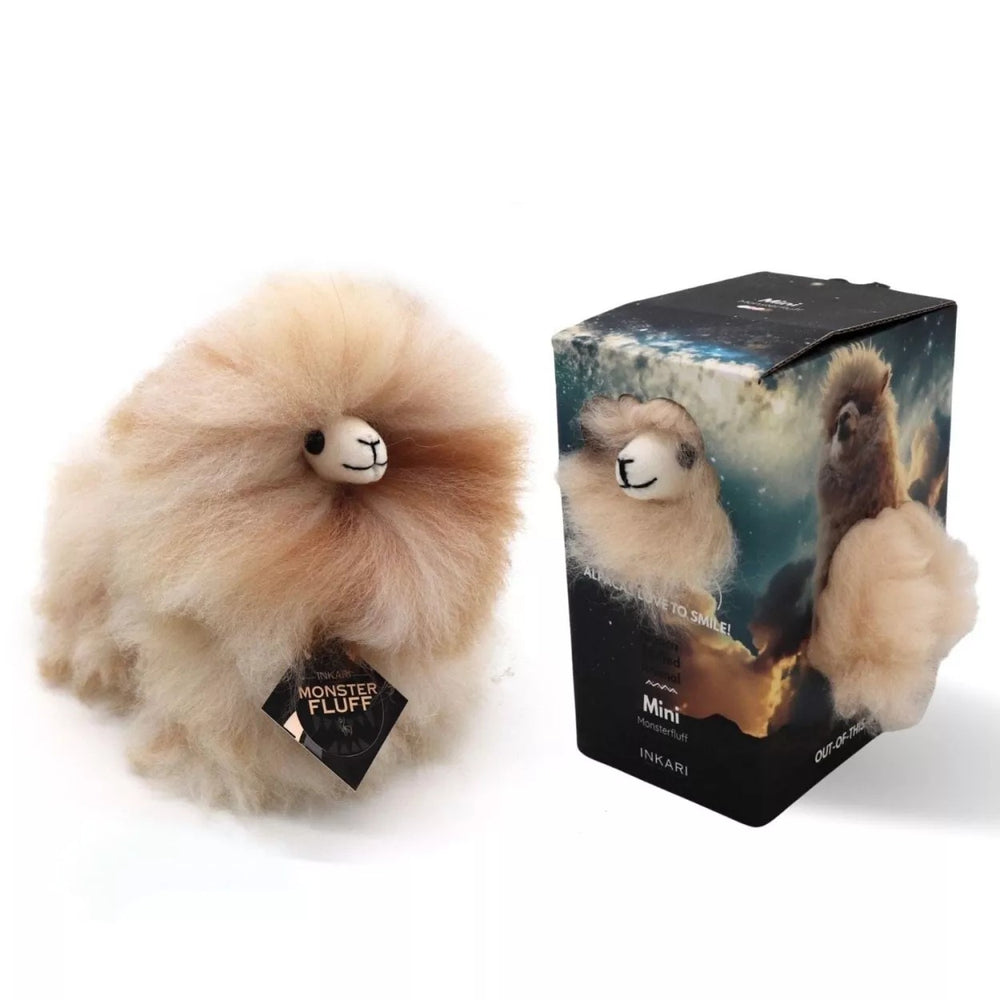 Huňatá alpaka Monsterfluff – Sahara 15 cm