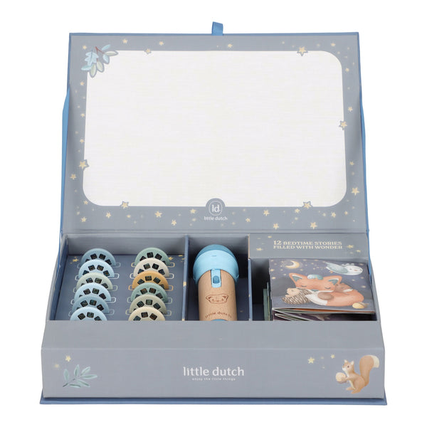 Projektionsleuchte mit Märchen - Blau - Tublu.de